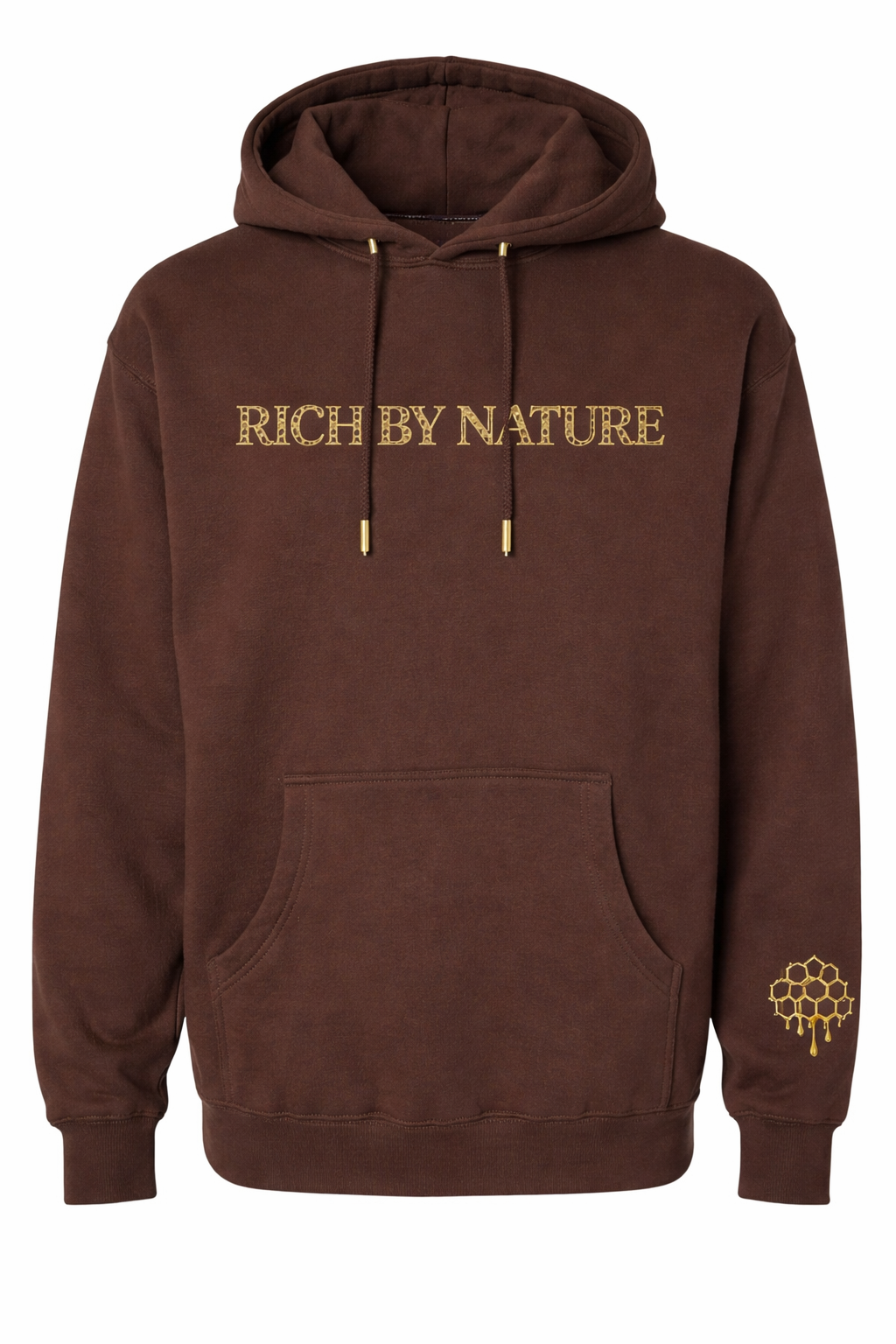 Hooded "Rich by Nature" Melanin Honey Drip